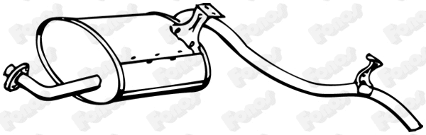 Rear Muffler (614420)