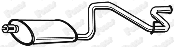 Rear Muffler (619745)