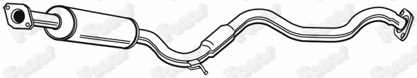 Centre Muffler (614287)