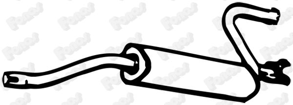 Rear Muffler (70703)