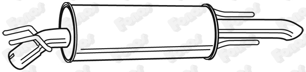 Rear Muffler (617451)