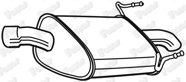 Rear Muffler (617510)