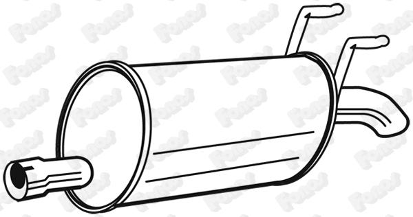 Rear Muffler (610641)