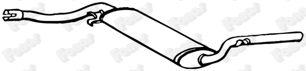 Centre Muffler (61618)