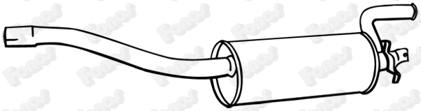 Rear Muffler (610313)