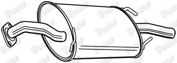 Rear Muffler (614396)