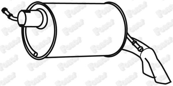 Rear Muffler (21023)