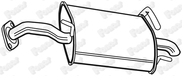 Rear Muffler (614692)