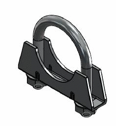 Clamping Piece, exhaust system