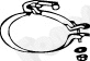 Clamping Piece, exhaust system (82566)