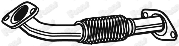 Corrugated Pipe, exhaust system (04799)