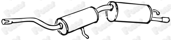 Rear Muffler (610225)