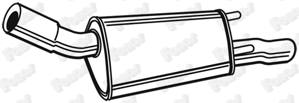 Rear Muffler (21401)