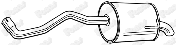 Rear Muffler (616898)