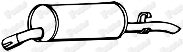 Rear Muffler (617243)