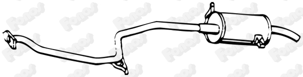 Rear Muffler (612395)