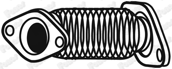 Corrugated Pipe, exhaust system (09242)