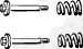 Mounting Kit, exhaust system (14703)