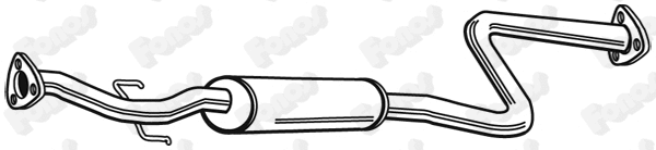 Centre Muffler (615332)
