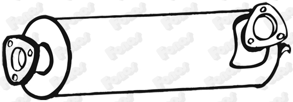 Centre Muffler (616437)