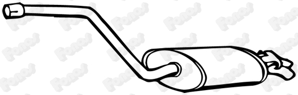 Rear Muffler (15309)