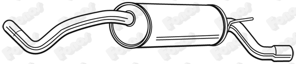 Rear Muffler (24153)