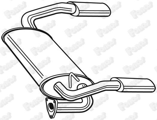 Rear Muffler (615676)