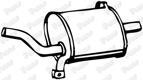 Rear Muffler (614280)
