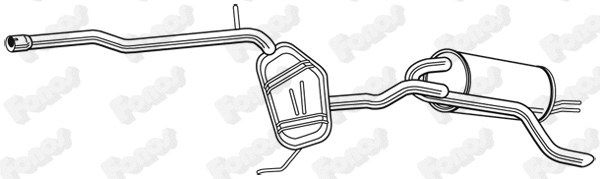 Rear Muffler (23607)