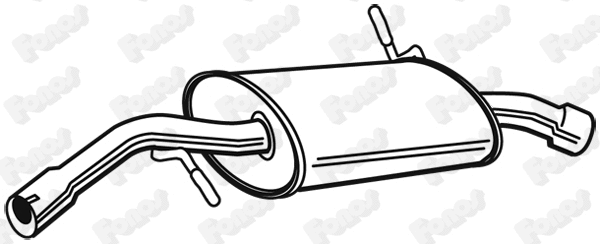 Rear Muffler (23111)