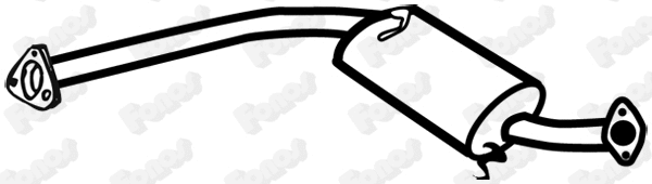 Centre Muffler (610584)