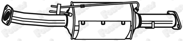 Soot/Particulate Filter, exhaust system (73215)