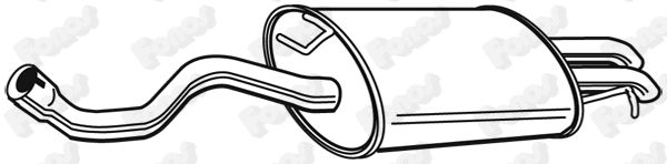 Rear Muffler (616925)
