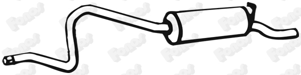 Rear Muffler (02321)
