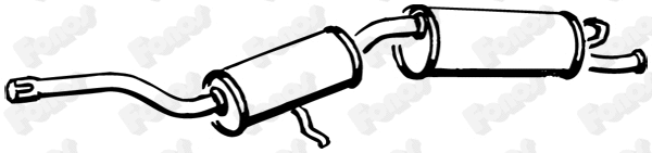 Rear Muffler (610169)