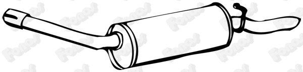 Rear Muffler (619102)