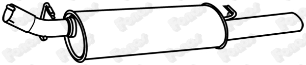 Rear Muffler (617964)