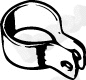 Clamping Piece, exhaust system (80746)