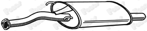 Rear Muffler (615254)