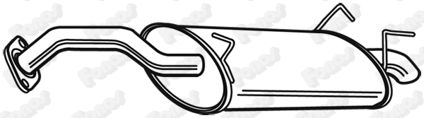 Rear Muffler (23485)