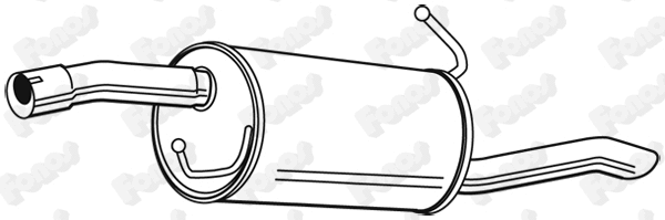 Rear Muffler (619496)