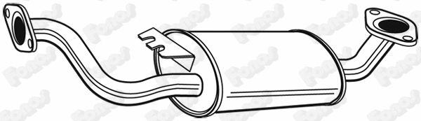 Centre Muffler (617586)