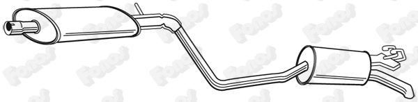 Rear Muffler (610615)