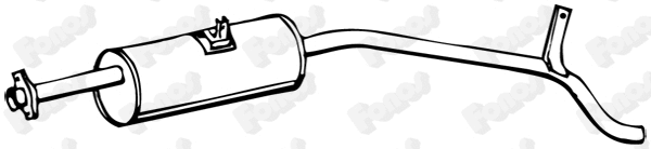 Rear Muffler (61851)
