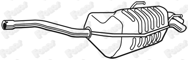 Rear Muffler (618240)