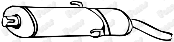 Rear Muffler (08560)