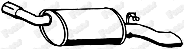Rear Muffler (61793)