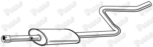 Centre Muffler (23663)