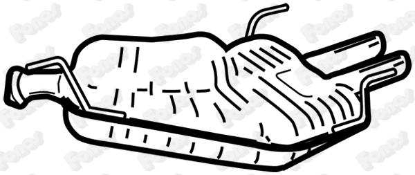 Rear Muffler (617202)