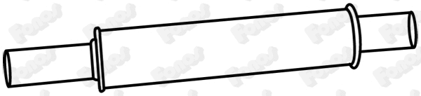 Front Muffler (616681)